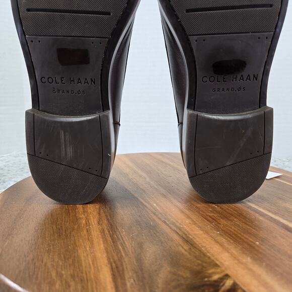 Cole Haan Henry Grand Os Blucher Cap Toe Brown Daily Oxford Dress Shoes Mens 9 M - Picture 10 of 13